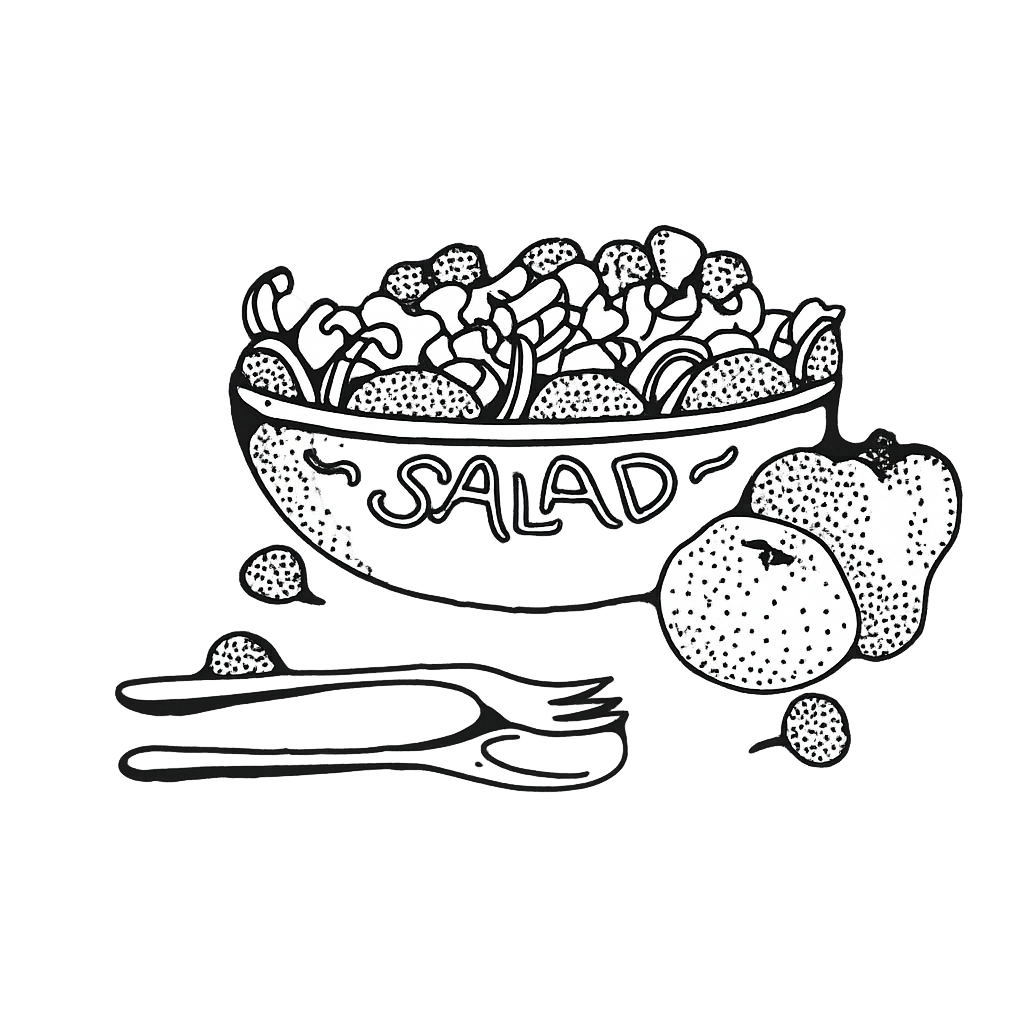 illustration salade